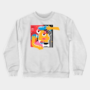 World Art Day Artist Crewneck Sweatshirt